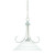 Hanging Pendant Ceiling Light Fixture with Tulip Shade - 18" - Brushed Nickel Finish - IMAGE 1