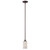 1-Light Hanging Mini Ceiling Pendant Light - 7.5" - Sienna Bronze Finish - IMAGE 1
