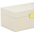 Handcrafted Rectangular Nesting Boxes - 11.75" - Cream - Set of 2