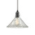 1-Light Hanging Mini Pendant Ceiling Light Fixture with Textured Glass Shade - 10" - IMAGE 1