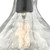 1-Light Hanging Mini Pendant Ceiling Light Fixture with Textured Glass Shade - 10" - IMAGE 3
