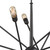 14-Light Starburst Ceiling Chandelier - 38" - Bronze Finish - IMAGE 2