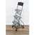 45.25" Black and Silver Rolling Cart with Removable Planter Pots - IMAGE 6
