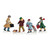 Department 56 Christmas In The City Busy City Sidewalks - Set of 4 - 56.58955 - IMAGE 2