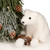 Frosted Tree and Polar Bear Christmas Decoration - 13" - IMAGE 6