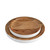Round Handcrafted Wooden Serving Platter - 14" - Set of 2