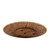 Beaded Round Acacia Wood Cake Plate - 15.75" - Brown