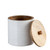 Wooden Ribbed Storage Canister - 6.5" - Set of 2 - IMAGE 5