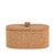Oval Small Cork Storage Box with Lid - 7.75" - Beige - IMAGE 2