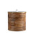 Ribbed Wooden Storage Canister - 6.5" - Set of 2 - IMAGE 6