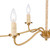 6-Light Candle Style Hand-Wrapped Rope Chandelier - 32" - Brushed Gold Finish - IMAGE 4