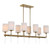 8-Light Linear Ceiling Chandelier - 43.5" - IMAGE 6