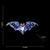 LED Lighted Bat Outdoor Halloween Decoration - 31.5" - Turquoise Blue - IMAGE 3