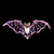 LED Lighted Bat Hanging Outdoor Halloween Decoration - 31" - Pink and White - IMAGE 2
