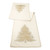 Embroidered Pine Tree Table Runner - 72" - Beige and Gold - IMAGE 2
