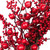 Berries and Mini Apples Artificial Christmas Wreath - 24" - Red - Unlit - IMAGE 5