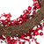 24" Red Berries and Mini Apples Christmas Wreath - Unlit