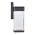 Integrated LED 1-Light Rectangular Outdoor Wall Sconce - 9.75" - Charcoal Black - IMAGE 4