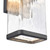 Integrated LED 1-Light Rectangular Outdoor Wall Sconce - 9.75" - Charcoal Black - IMAGE 6