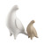 Large Fino Sculpture Decoration - 7.75" - White - IMAGE 5