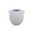 Paper Mache Vase with Handles - 7" - White - IMAGE 2