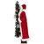 Pre-lit Life Sized Santa Claus with Polar Bear and Tree Christmas Decoration - 5.5' - IMAGE 3