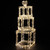 LED Lighted Icy Gift Box Tower Christmas Yard Decoration - 34" - Warm White Lights - IMAGE 4