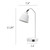 Adjustable Desk Task Lamp with Dual USB Ports - 16" - White - IMAGE 4