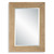 Rectangular Framed Beveled Wall Mirror - 44.25" - Beige and Gold - IMAGE 2