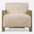 Sheepskin Accent Chair - 32" - Cream - IMAGE 2