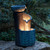 Cascading Leaf Bowl Outdoor Garden Fountain - 19.5" - IMAGE 4