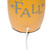 Hello Fall Pumpkin Base Table Lamp with White Drum Shade - 17.75" - Orange - IMAGE 5
