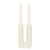 U Shaped Ceramic Dual Taper Candle Holder - 7.75" - IMAGE 3