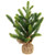 Mini Artificial Pine Christmas Trees with Burlap Base - 18" - Set of 3