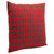 Square Plaid Christmas Throw Pillows - 18" x 18" - Red and Green - Set of 2 - IMAGE 4