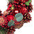 Glittered Pinecone, Berry and Ornament Small Artificial Christmas Wreath - 13" - Unlit - IMAGE 5