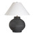 Rustic Charcoal Table Lamp with Tapered Shade - 25.5" - IMAGE 1