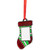 Striped Christmas Stocking Photo Frame Ornament - 3.25" - IMAGE 4