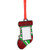 Striped Christmas Stocking Photo Frame Ornament - 3.25" - IMAGE 5