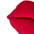 Lip-Shaped Cotton Throw Pillows - 16" x 24" - Ruby Red - Set of 2 - IMAGE 6
