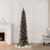 Pre-Lit Pencil Black Alpine Artificial Christmas Tree - 6’ - Clear Lights - IMAGE 3