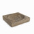 Large Square Travertine Bowl - 12" - Gray - IMAGE 4