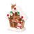 LED Lighted Gingerbread House with Snowman Christmas Decoration - 6" - IMAGE 5