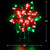 LED Lighted Poinsettia Outdoor Christmas Yard Decoration - 34" - Red and Green - IMAGE 5