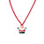 Jolly Santa Christmas Necklace and Earrings Set - Set of 2 - IMAGE 3