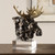 Moose Bust Sculpture with Crystal Base - 12.25" - Bronze and Gold - IMAGE 2