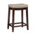 Upholstered Wooden Counter Stool - 26.5" - Beige and Brown - IMAGE 2