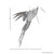6ct Silver Glitter Sequin Beaded Hummingbird Christmas Ornaments 6.5" - IMAGE 3