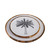 Large Handcrafted Wooden Serving Plate - 16" - White - IMAGE 2