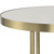 Open Frame Functional Nesting Tables - 24" - Brass Plated Finish - Set of 2